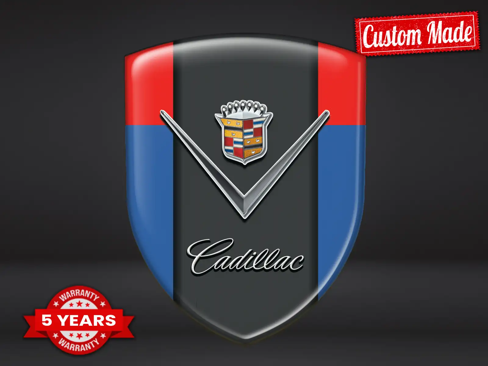 Cadillac Logos Silicone Auto Édition Tuning Qualité ST